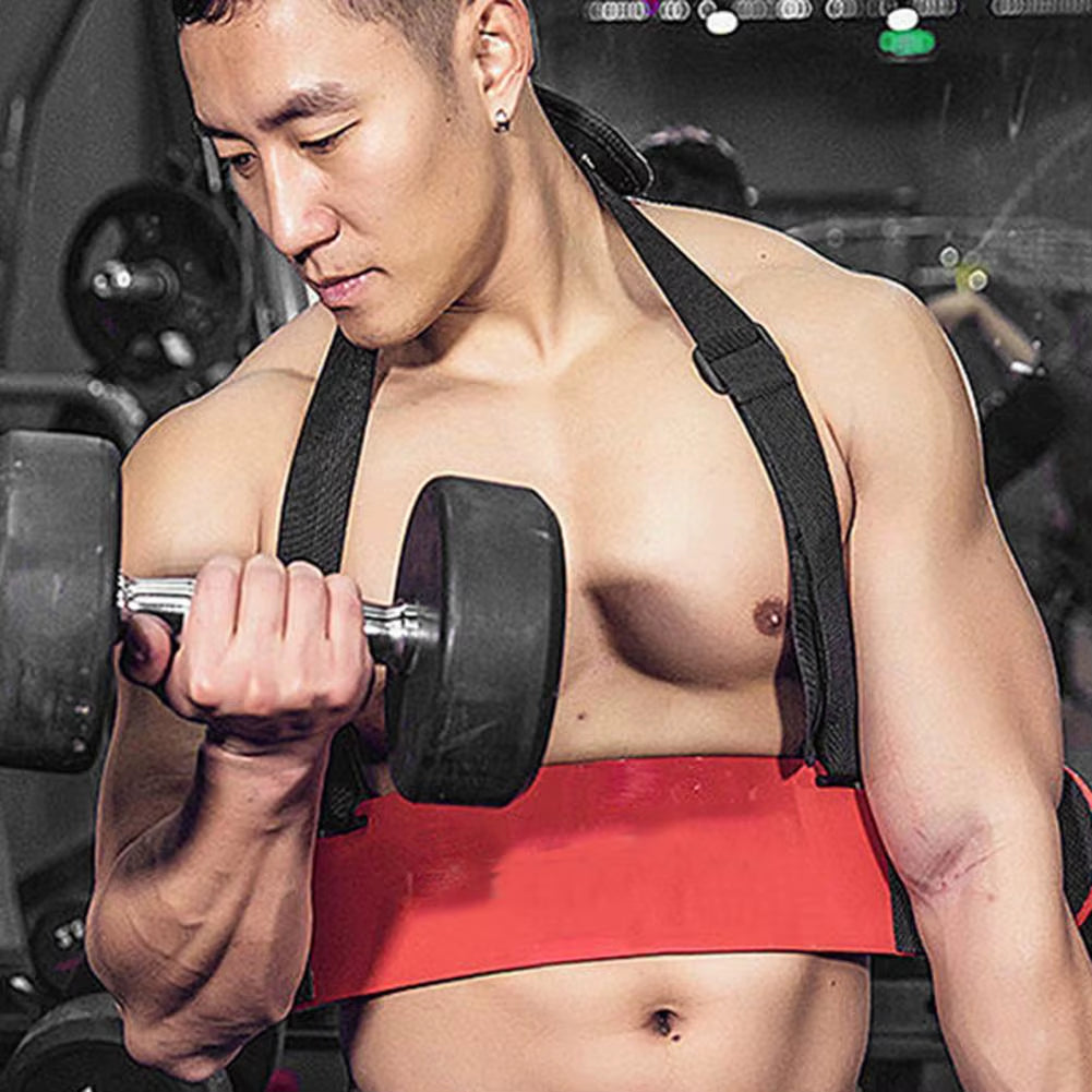 Portable Arm Blaster Adjustable Strap Efficient Muscle Training Multi-Purpose Bicep Curl Support Isolator Gym Equipment